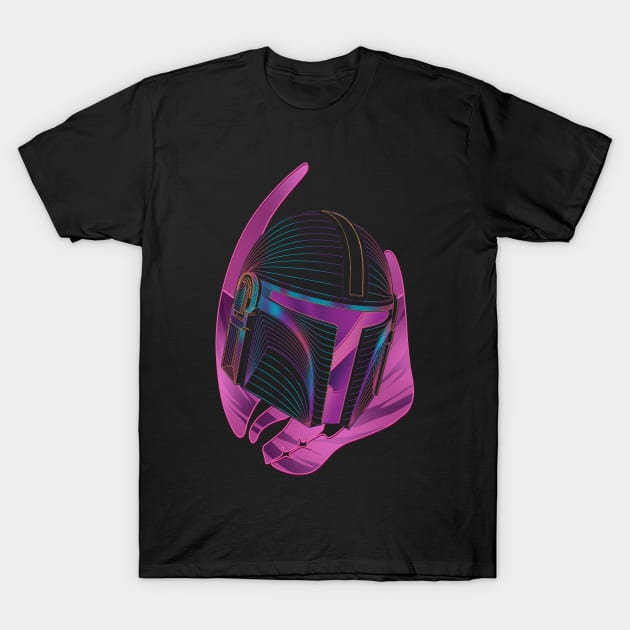 Not Another Bounty Hunter Helmet T-Shirt by manoystee